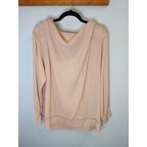 We The Free Peach The Main Squeeze Hacci oversized slouch top